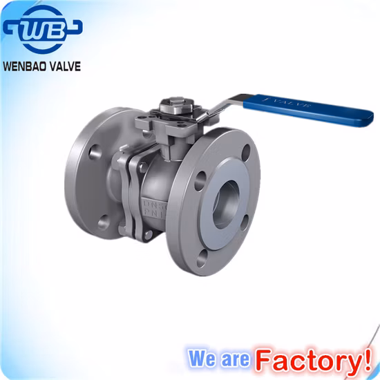 API6d 609/ANSI 150lb/JIS10K/Pn16 Carbon Steel/Wcb/Stainless Steel 2PC/3PC/3-Way Manual Pneumatic Electric Actuated Flanged Floating/Trunnion Control Ball Valve